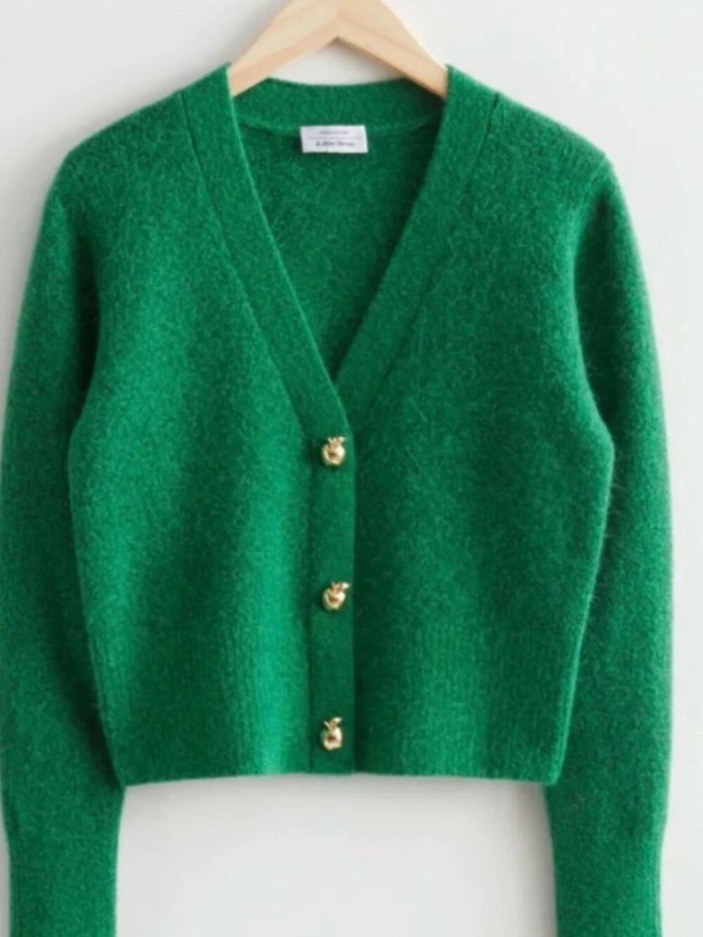 & Other Stories Cardigan - Gold Apple Buttons - Picture 3 of 4